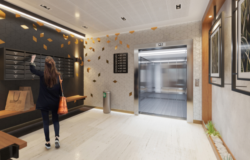 Интерьер лобби